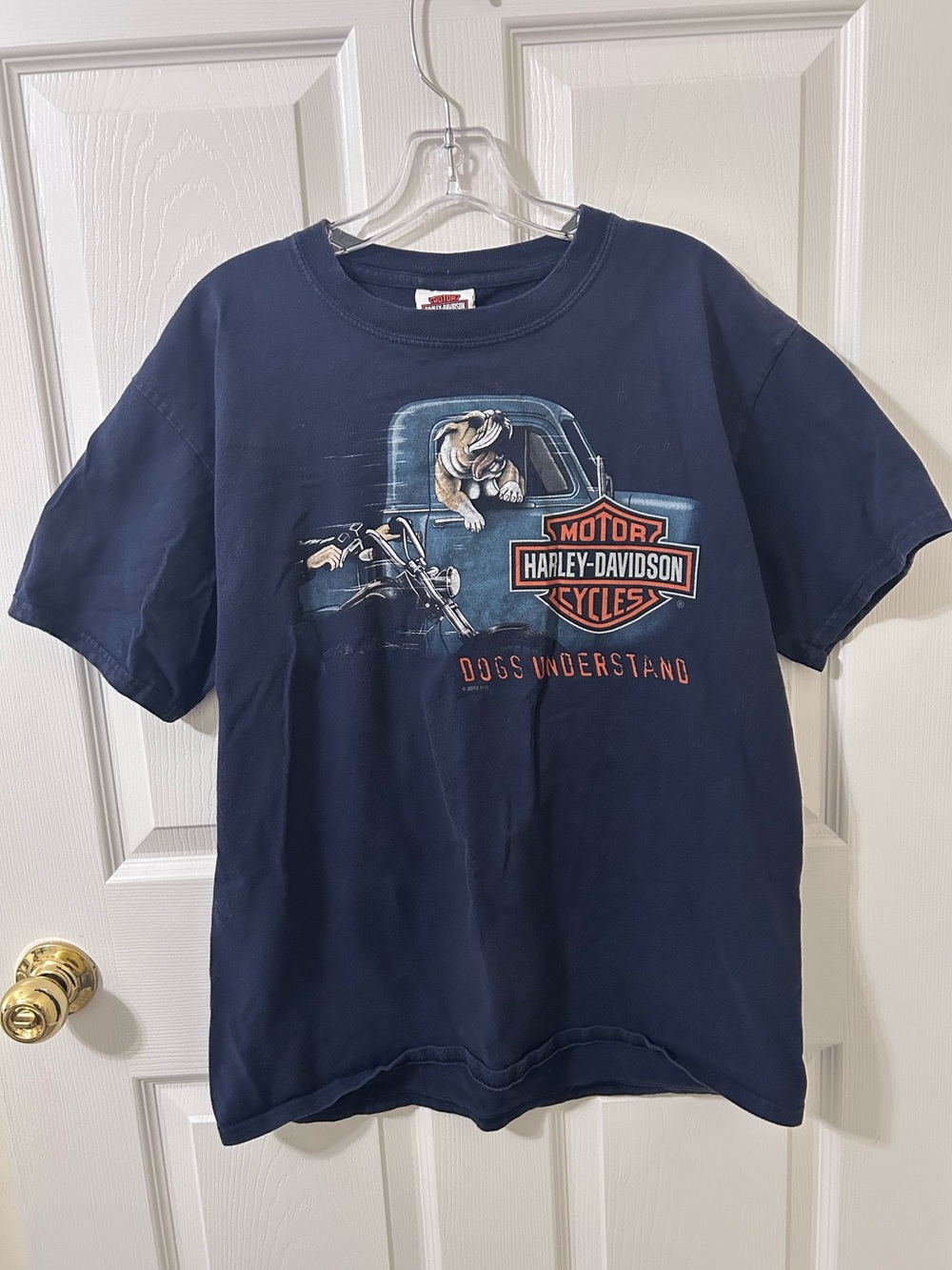 Harley Davidson Dog Graphic Tee